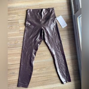 Metallic LULULEMON leggings